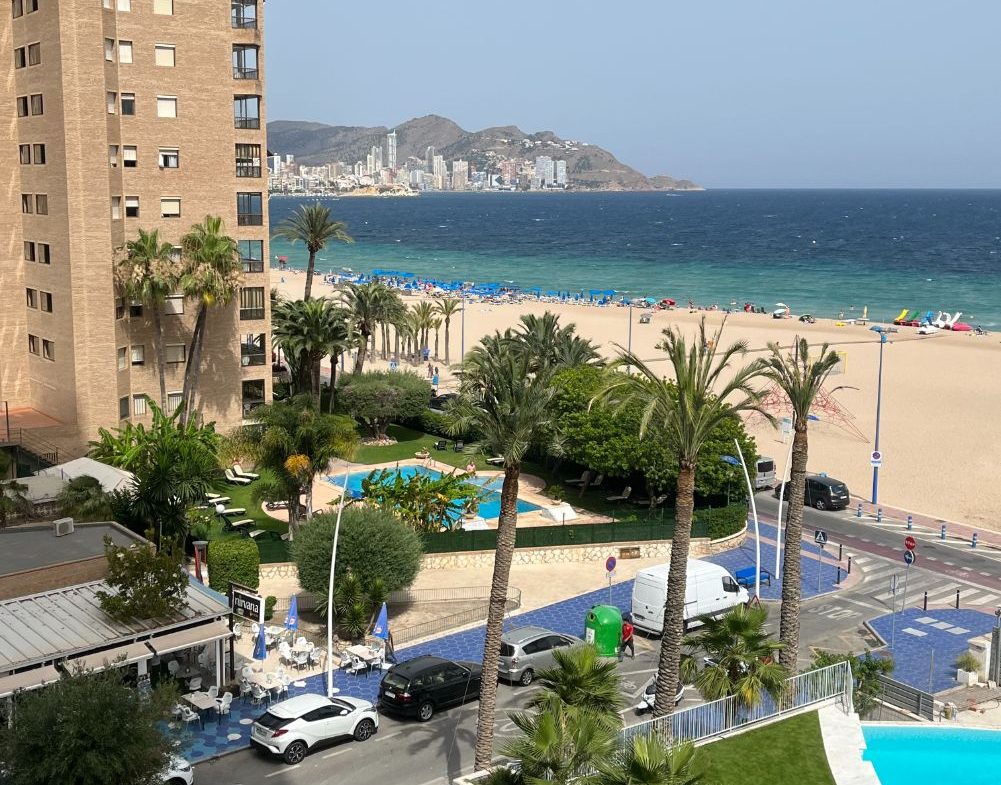 Benidorm uitzicht op de kust