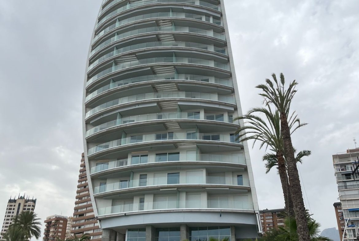 Delfin tower in Benidorm Spanje