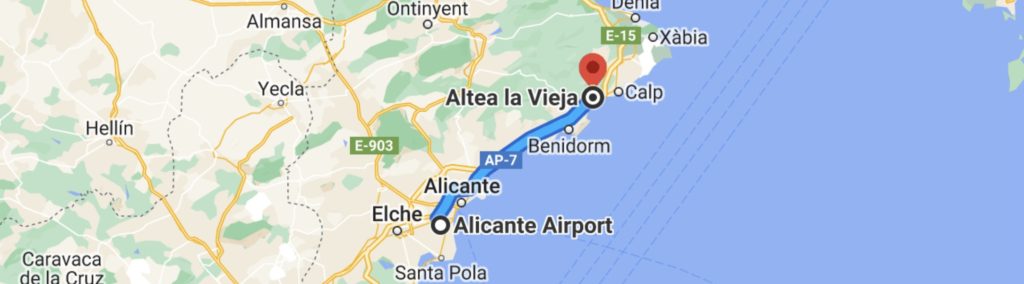 Alicante- Altea La Viega