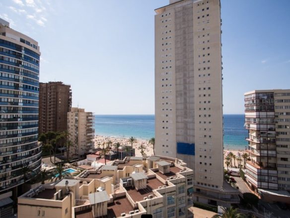 Uitzicht appartement Coblanca 2 Benidorm