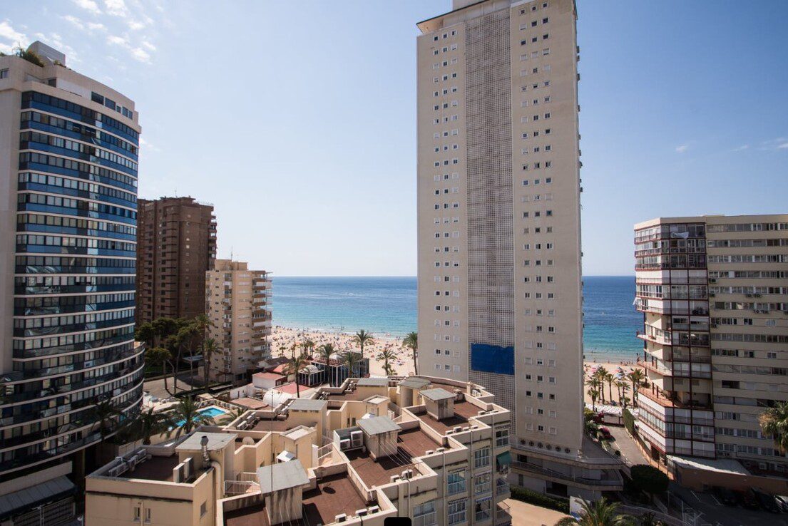 Uitzicht appartement Coblanca 2 Benidorm